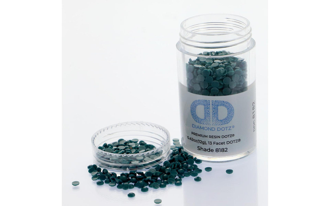 Diamond Dotz Freestyle Gems 2.8mm 12g Midnight Turquoise 8182